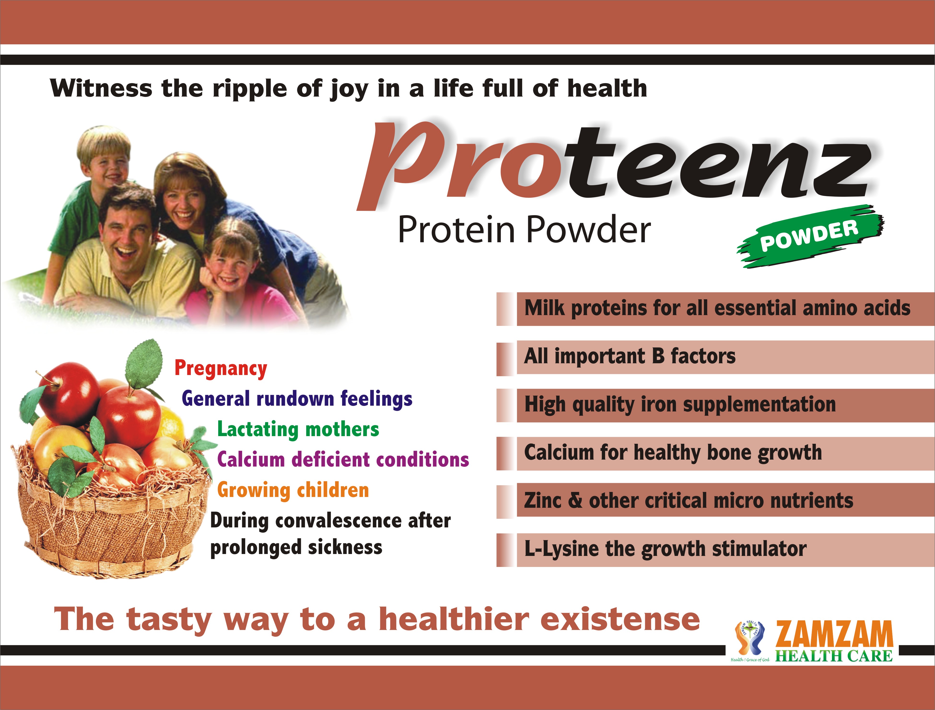 Manufacturers Exporters and Wholesale Suppliers of Proteenz Protein Powder ROORKEE. Uttarakhand